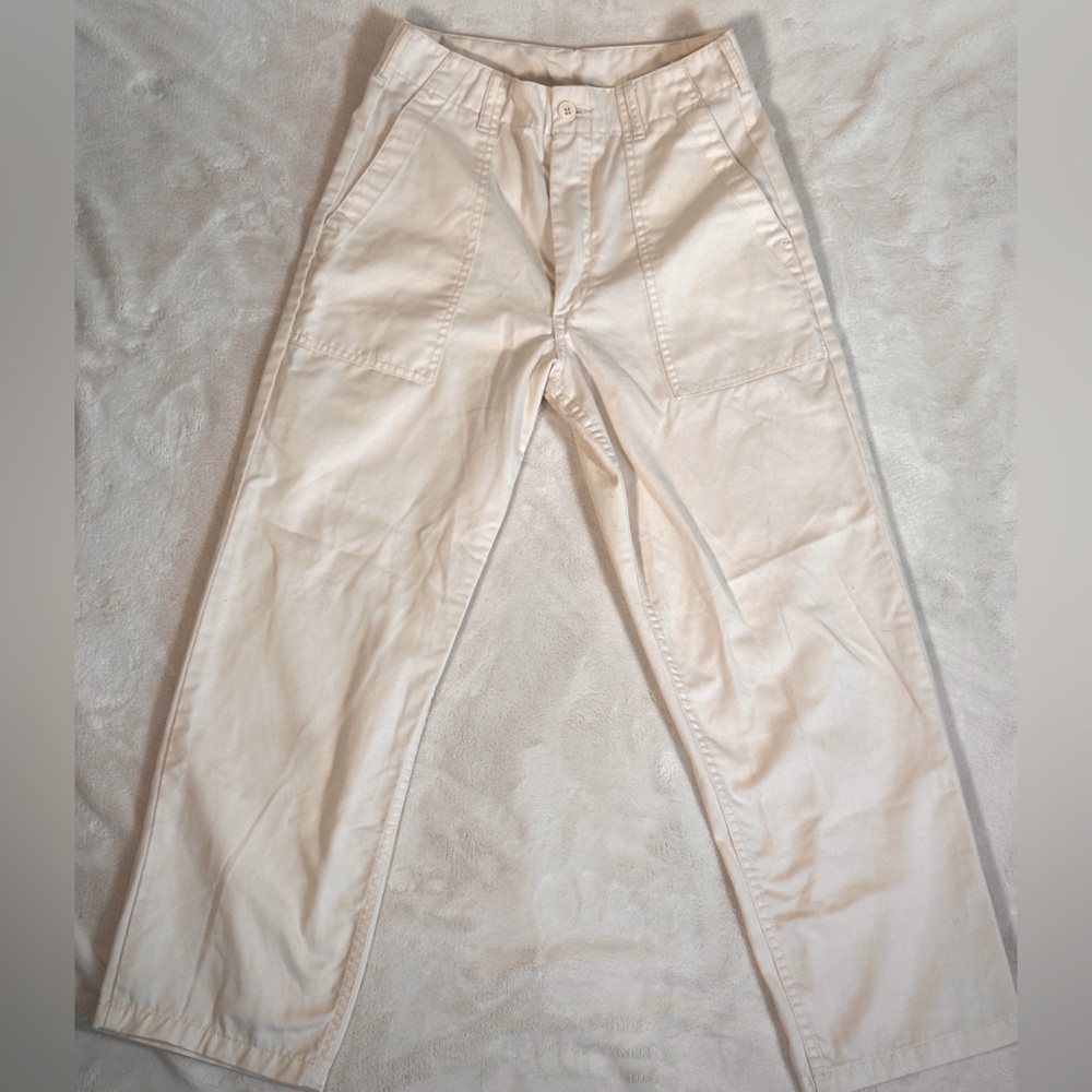 Women’s Beige Cotton Pants